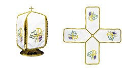 Welon na puszkę haftowany na planie krzyża PAX