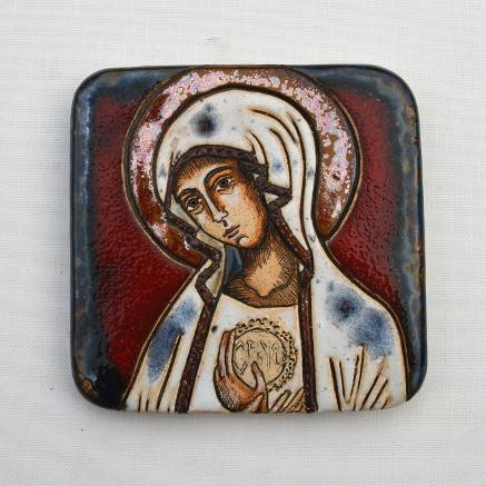 Ikona ceramiczna - MB Fatimska