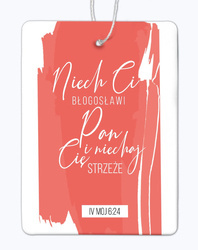 Zawieszka zapachowa - Niech Ci błogosławi Pan i niech Cię strzeże IV Mojż 6:24