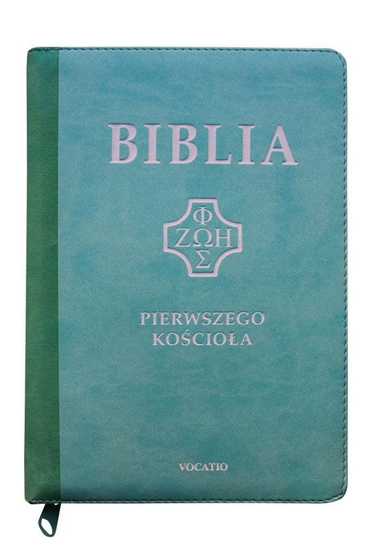 Biblia pierwszego Kościoła z paginatorami i suwakiem - miętowa