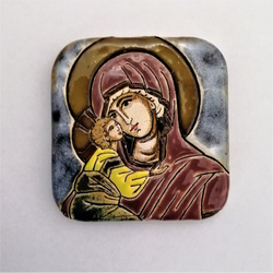 Ikona ceramiczna - MB Włodzimierska