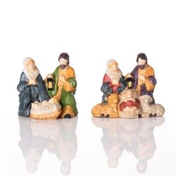 Szopka bożonarodzeniowa - Święta Rodzina - 11 cm - Ceramico