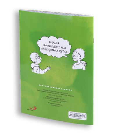 Kolorowanka. Św. Karol Acutis