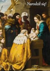 Kartka bożonarodzeniowa z reprodukcją - 2