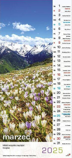 Kalendarz 2025 - Piękno natury