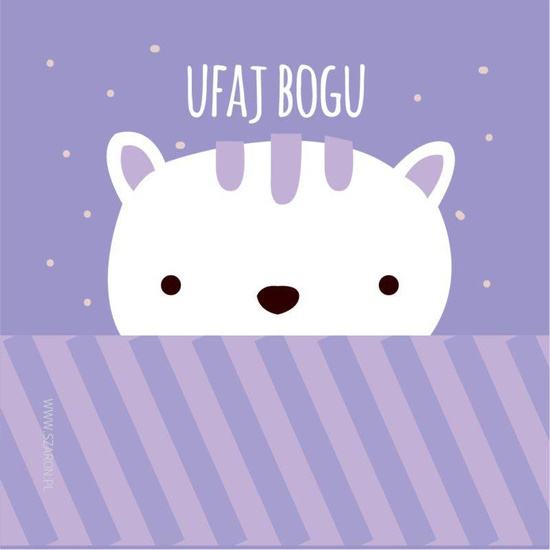 Podstawka korkowa - Ufaj Bogu