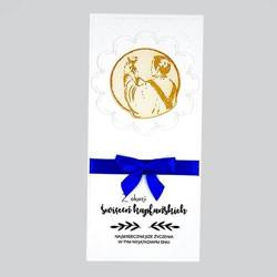 Kartka z okazji świeceń kapłańskich - granatowy