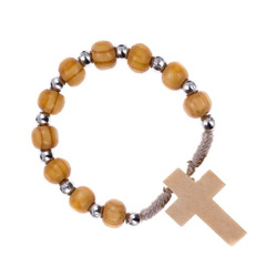 Dziesiątek różańca - drewno - 6 mm - na palec