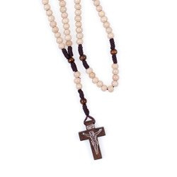 Różaniec drewniany mały