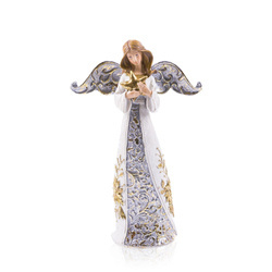 Anioł - gwiazda Decorato - 24 cm