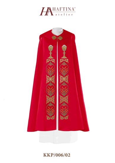 Kapa liturgiczna "Kielich + IHS"