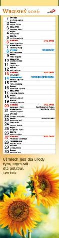 Kalendarz 2026 - Kwiaty