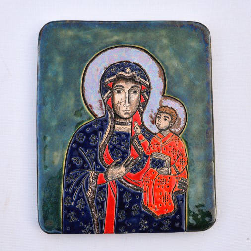 Ikona ceramiczna - MB Częstochowska