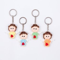 Brelok - aniołek z modeliny