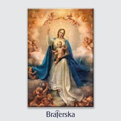 Obraz drukowany - Matka Boska z Jezusem