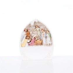 Szopka bożonarodzeniowa - świecąca - Bianco