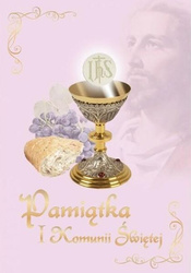 Pamiątka I Komunii Świętej. Różowa