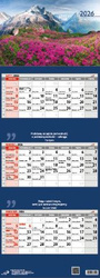 Kalendarz 2026 Trójdzielny - Widok