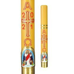 Paschał z aplikacją ikona Chrystus 6,5 kg