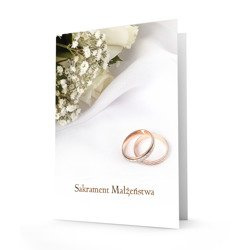 Teczka Sakrament Małżeństwa A4 - 10 szt.