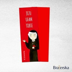 Zakładki dla dzieci - św. Faustyna (100 szt.)