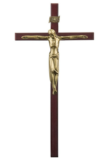 Krzyż wiszący drewniany 