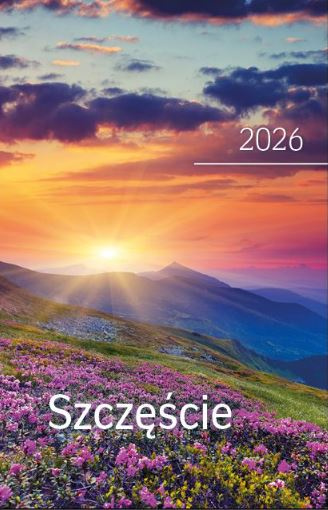 Kalendarz 2026 kieszonkowy Szczęście - pejzaż