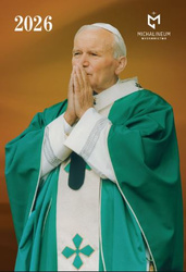 Kalendarz Papieski Mały - WERSJA II (brązowy)