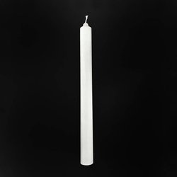 Świeca biała gładka - akolitka - 60 cm