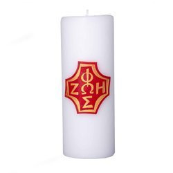 Świeca z aplikacją fos-zoe