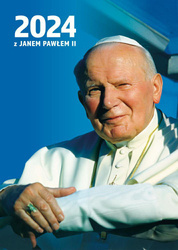2024 kalendarz A4 z Janem Pawłem II