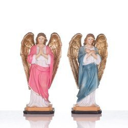 Figurka - Anioł - 20 cm - różowy A