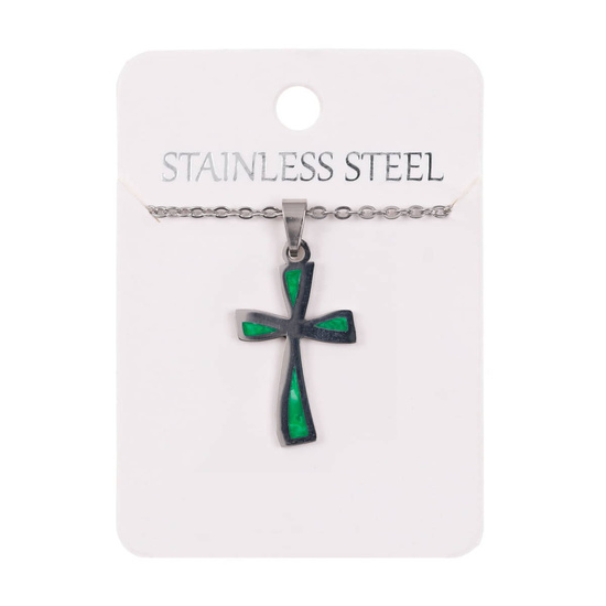 Naszyjnik - krzyżyk - Stainless Steel