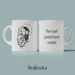 Kubek ceramiczny - Pan jest pasterzem moim