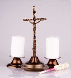 Komplet kolędowy - metalowy 26 cm