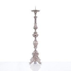 Lichtarz - mosiądz - nikiel - 72 cm