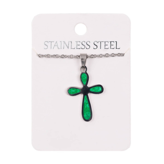 Naszyjnik - krzyżyk - Stainless Steel