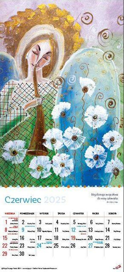 Kalendarz 2025 - Anioły