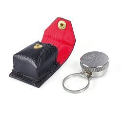 Pojemnik metalowy na olej na palec, niklowany w etui