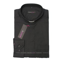 Koszula Kapłańska Royal Oxford - czarna