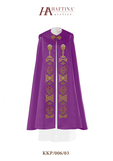 Kapa liturgiczna "Kielich + IHS" 