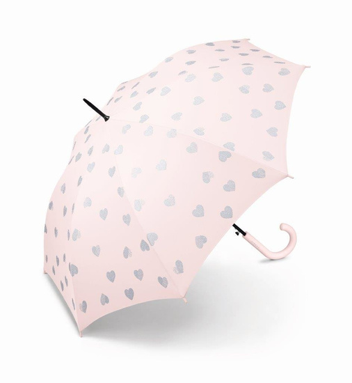 Parasol Esprit Valentine, długi różowy