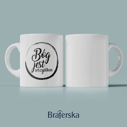 Kubek ceramiczny - Bóg jest wszystkim