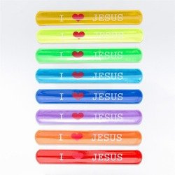 Bransoletka opaska odblaskowa - I ♥ JESUS