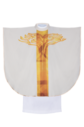 Ecru ornat drukowany