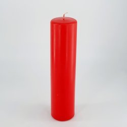 Świeca Czerwona Gładka 30 cm