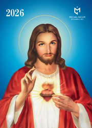 Kalendarz Pan Jezus Duży - WERSJA II (Serce Jezusa)