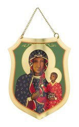 Ryngraf z wizerunkiem Matki Boskiej Częstochowskiej