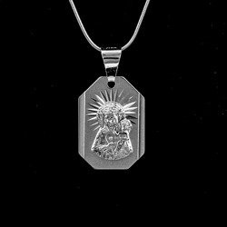 Medalik Matka Boża Częstochowska -srebrny