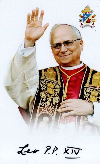 Obrazek plastikowy Leon XIV